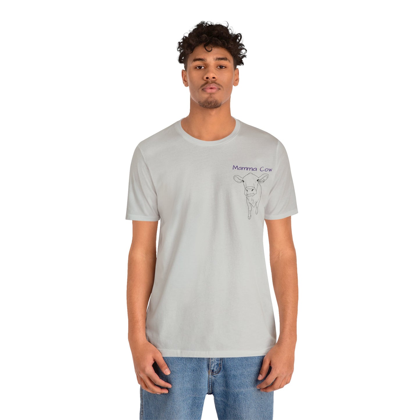 Country Girl Customs T-shirt with Mamma Cow outline
