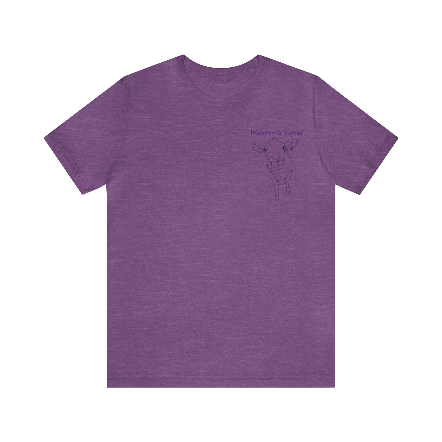 Country Girl Customs T-shirt with Mamma Cow outline