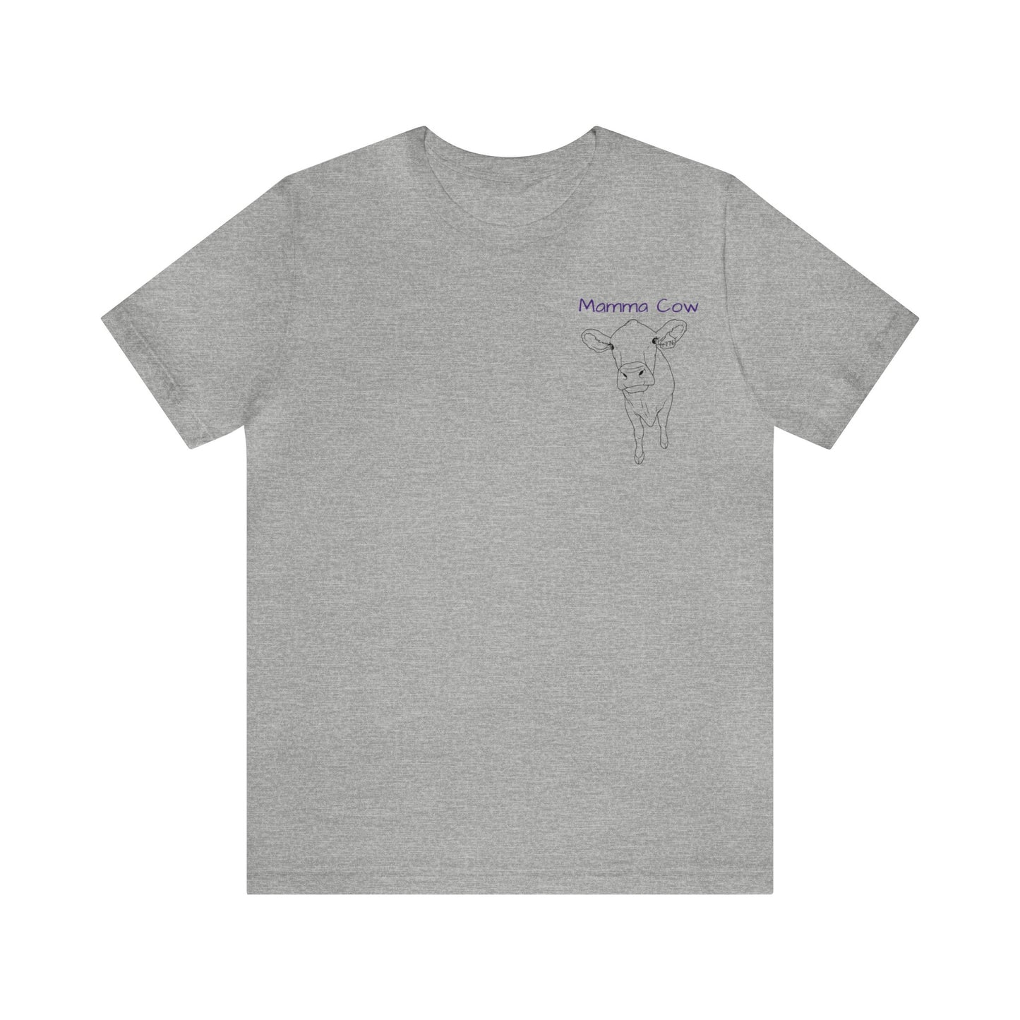 Country Girl Customs T-shirt with Mamma Cow outline