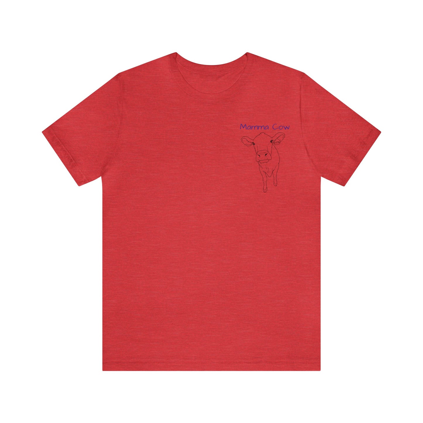 Country Girl Customs T-shirt with Mamma Cow outline