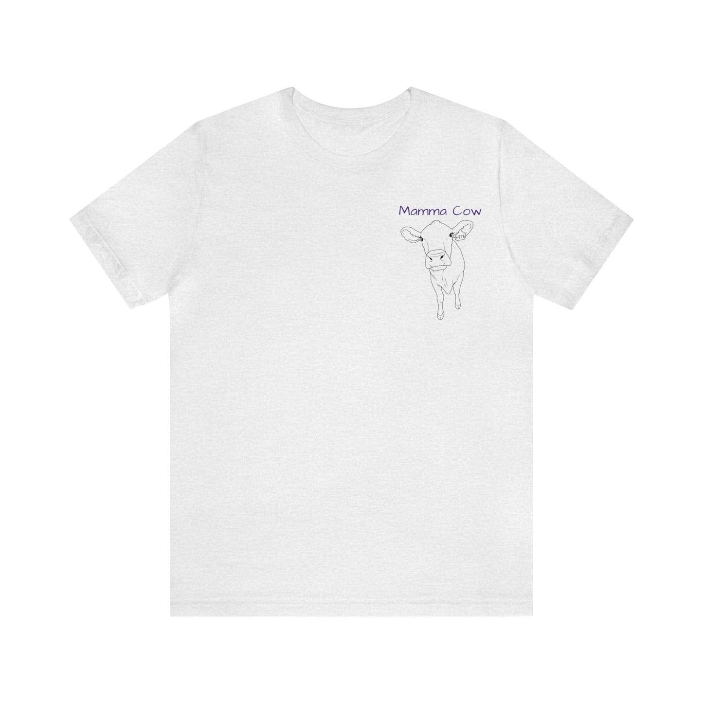 Country Girl Customs T-shirt with Mamma Cow outline