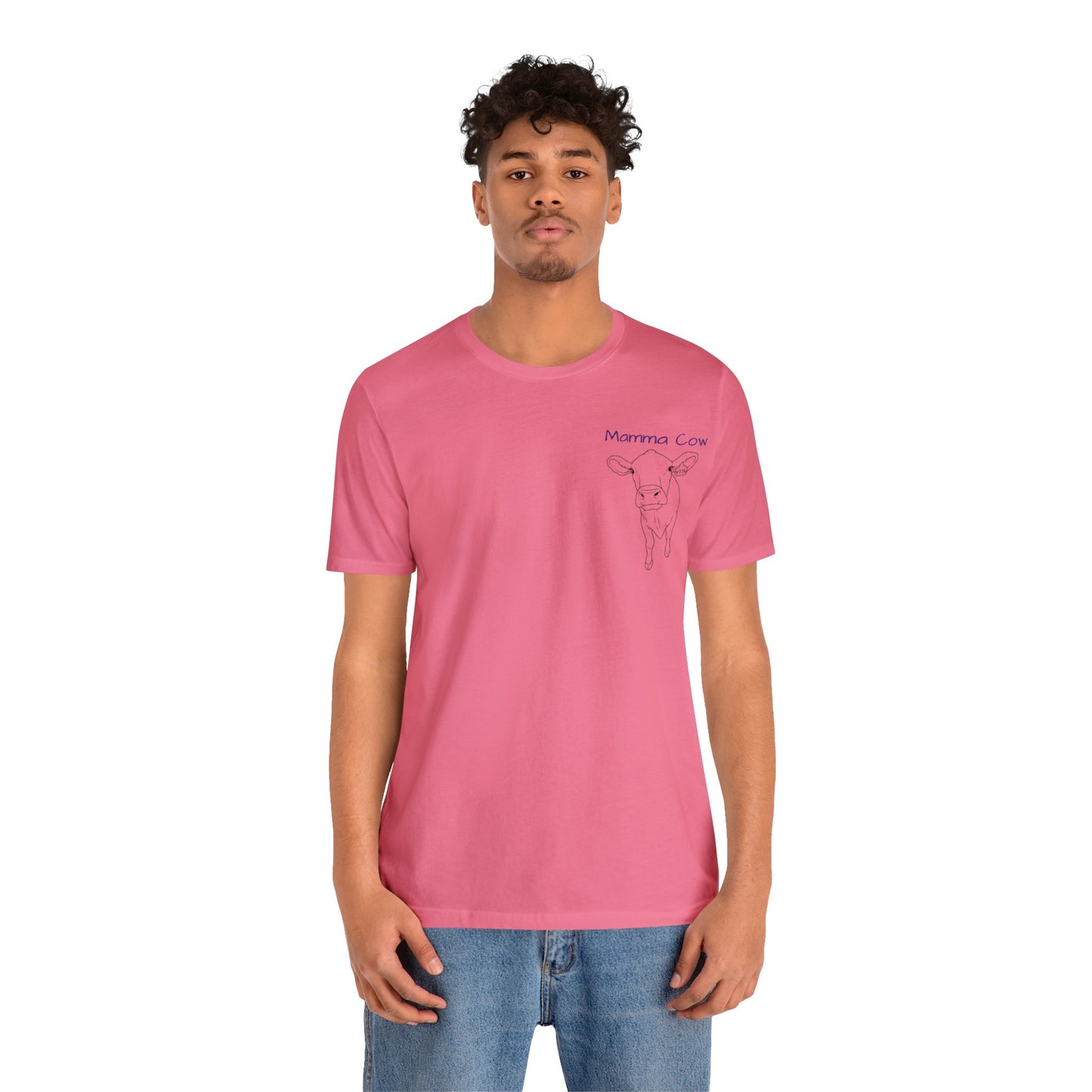 Country Girl Customs T-shirt with Mamma Cow outline