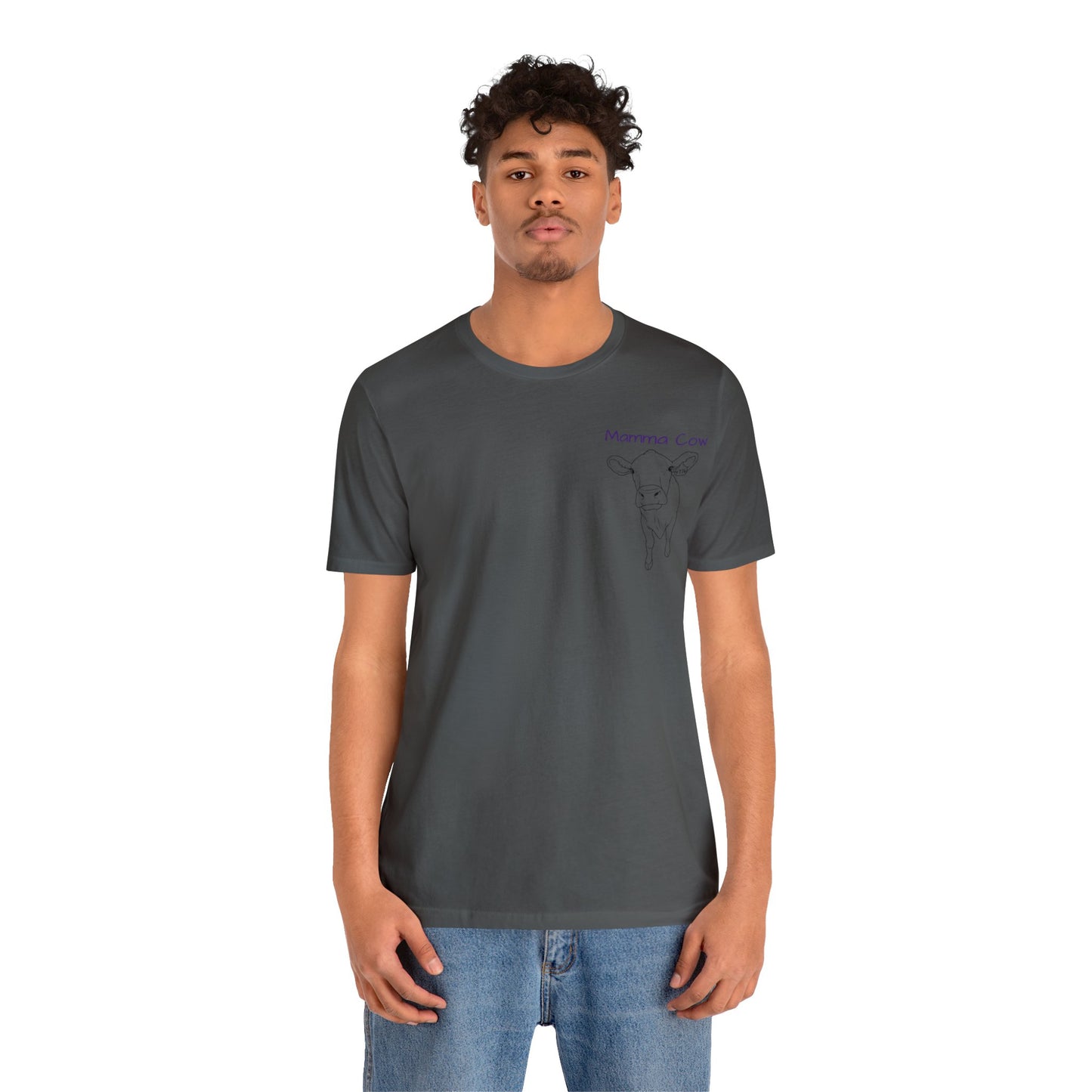 Country Girl Customs T-shirt with Mamma Cow outline