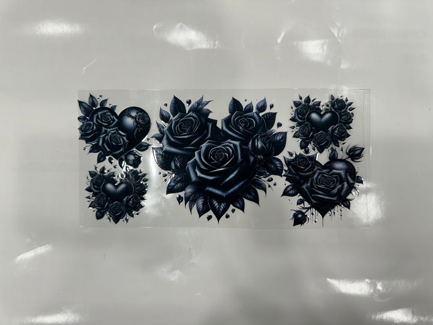 #219 - black flowers