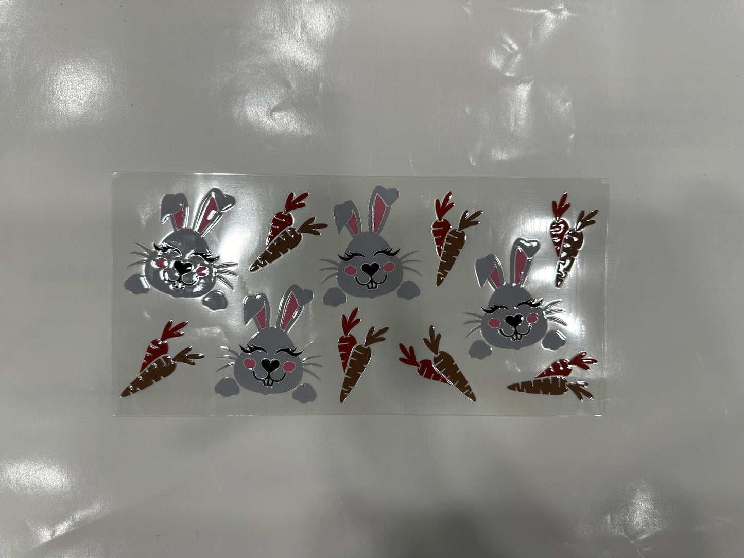 #254- bunny faces and carrots