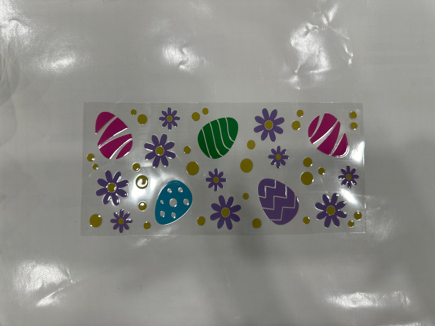 #256 - colorful eggs and flowers