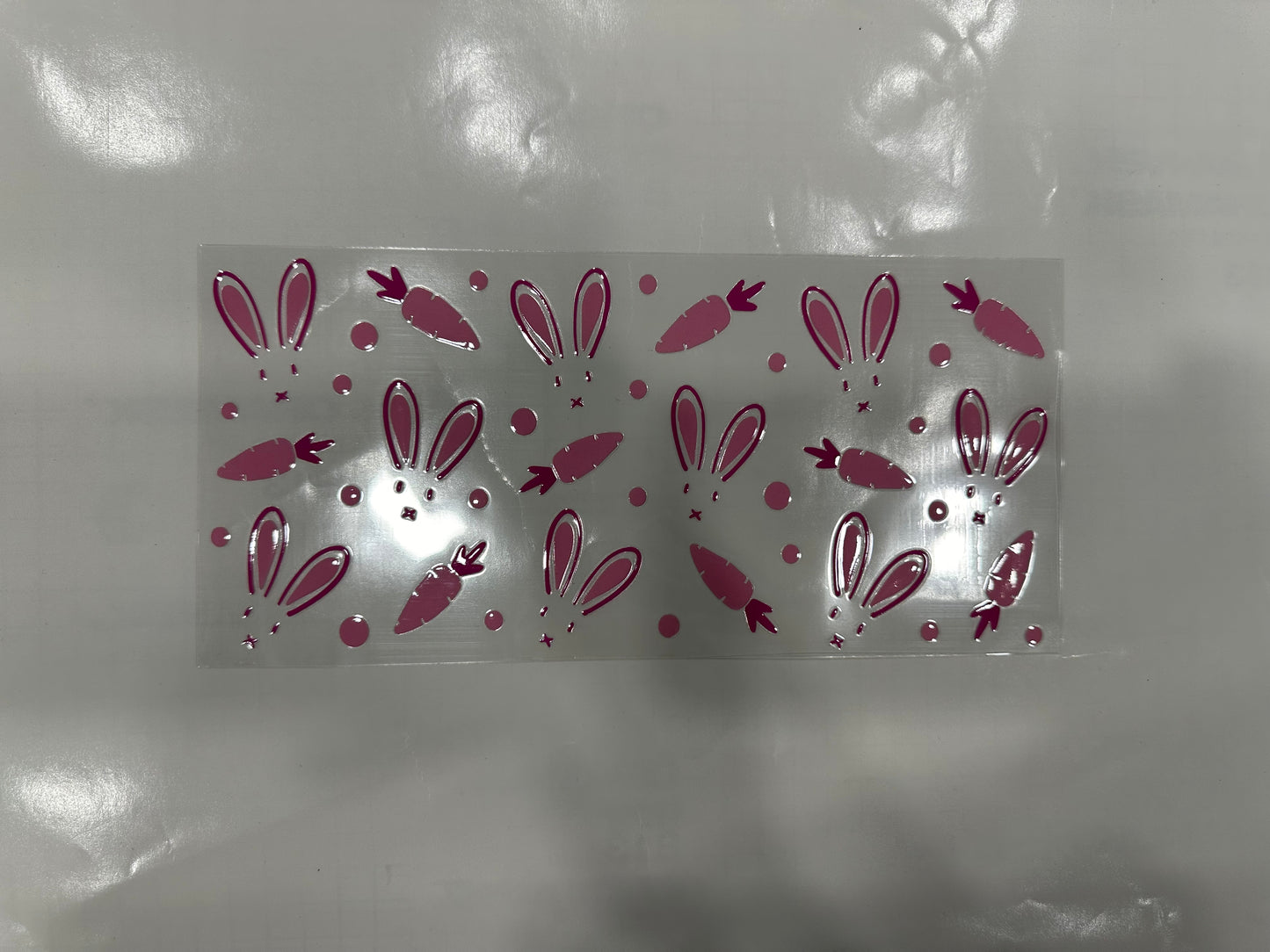 #265 - pink bunny ears and carrots