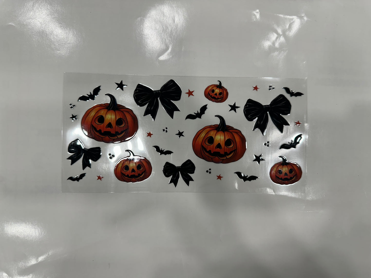 #276 - pumpkin and black bows