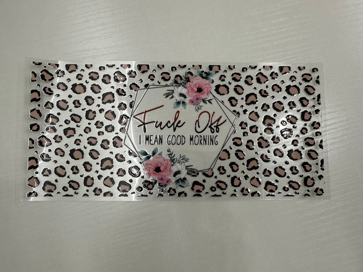 #32 - FO, i mean good morning, beige leopard