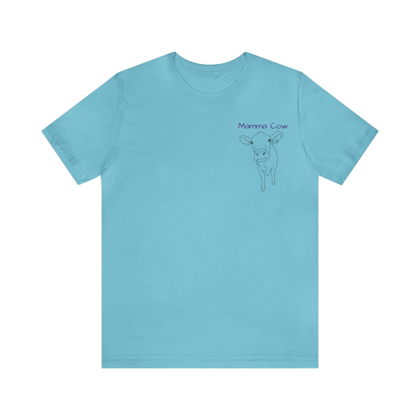 Country Girl Customs T-shirt with Mamma Cow outline