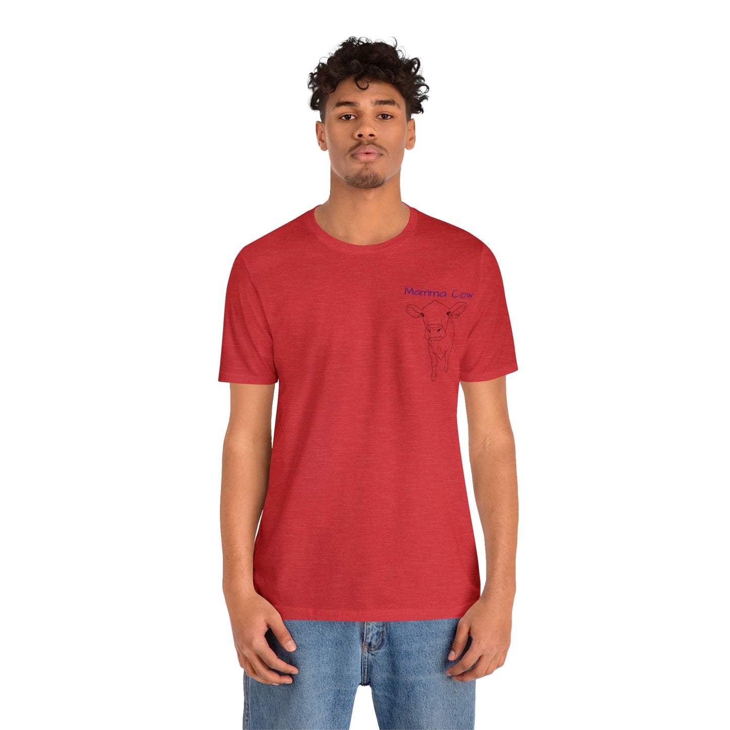Country Girl Customs T-shirt with Mamma Cow outline