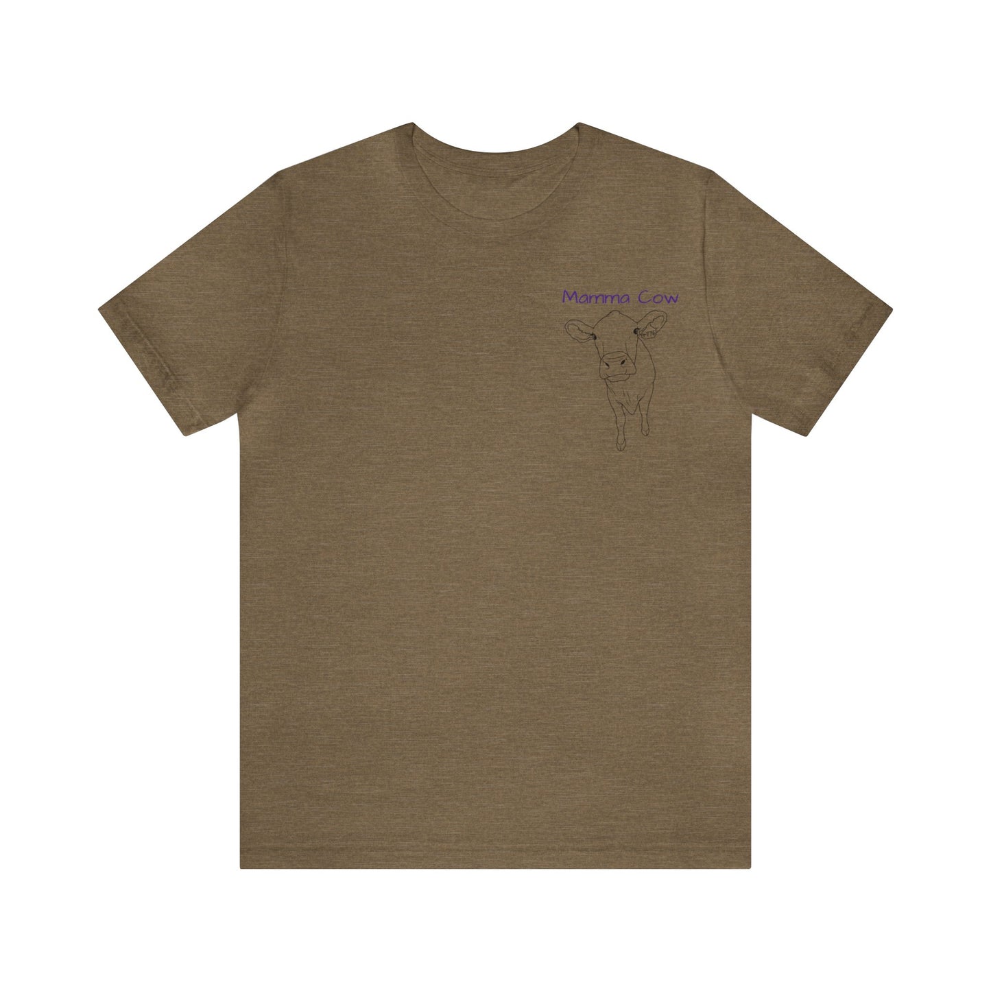 Country Girl Customs T-shirt with Mamma Cow outline