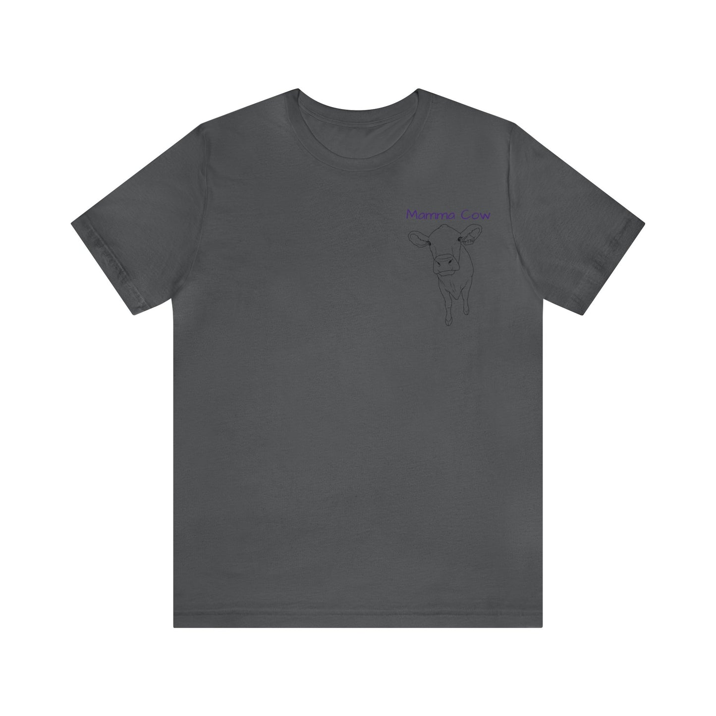 Country Girl Customs T-shirt with Mamma Cow outline