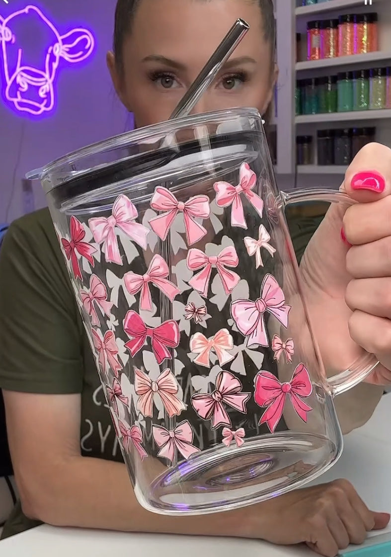 Bow cup with lid