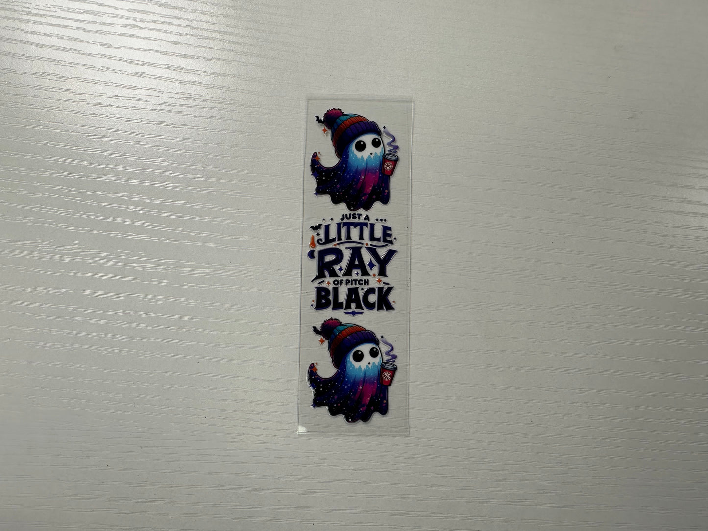 P14 little ray of black ghost pen decal