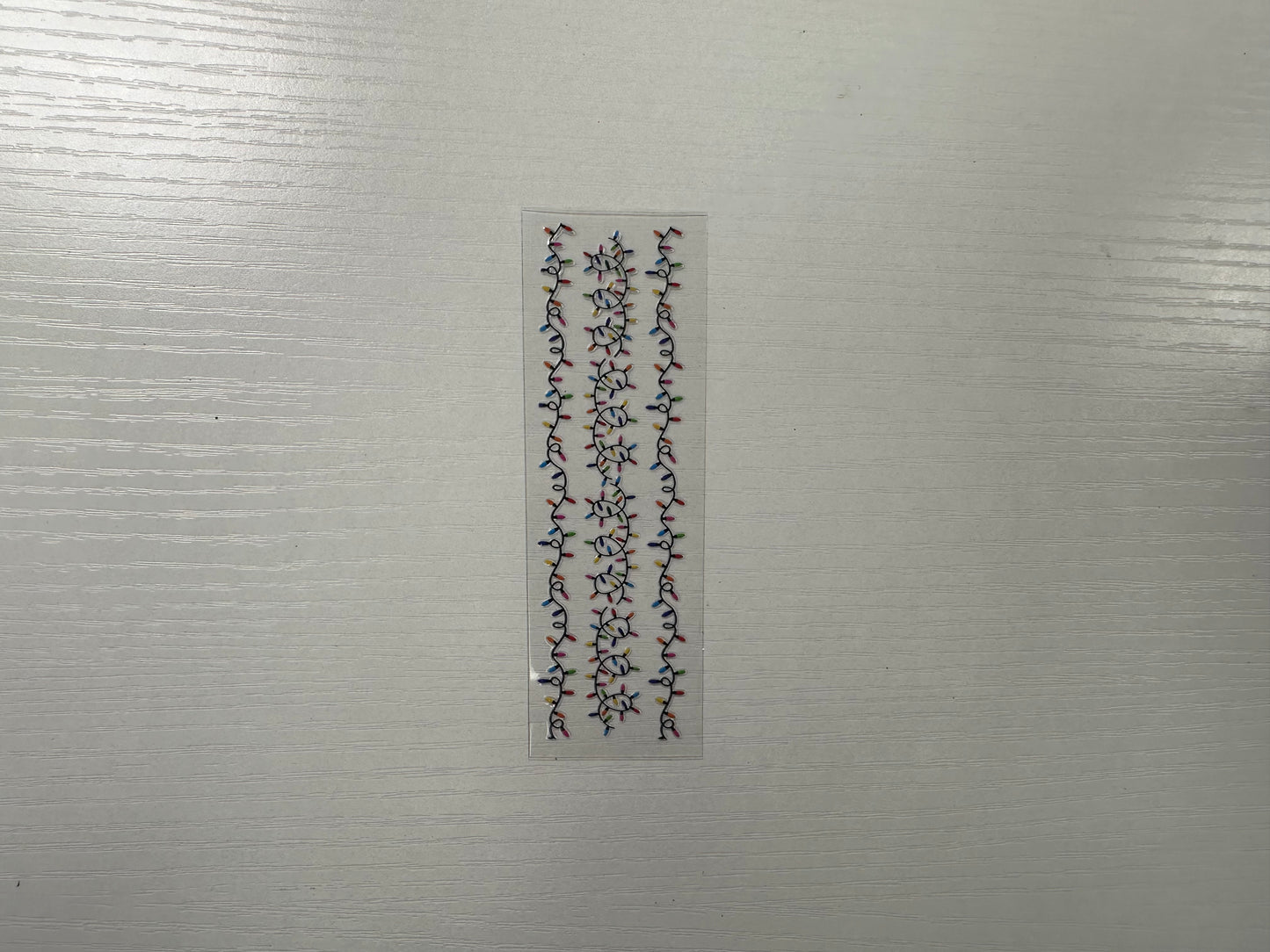 P19 christmas lights 3 strands pen decal