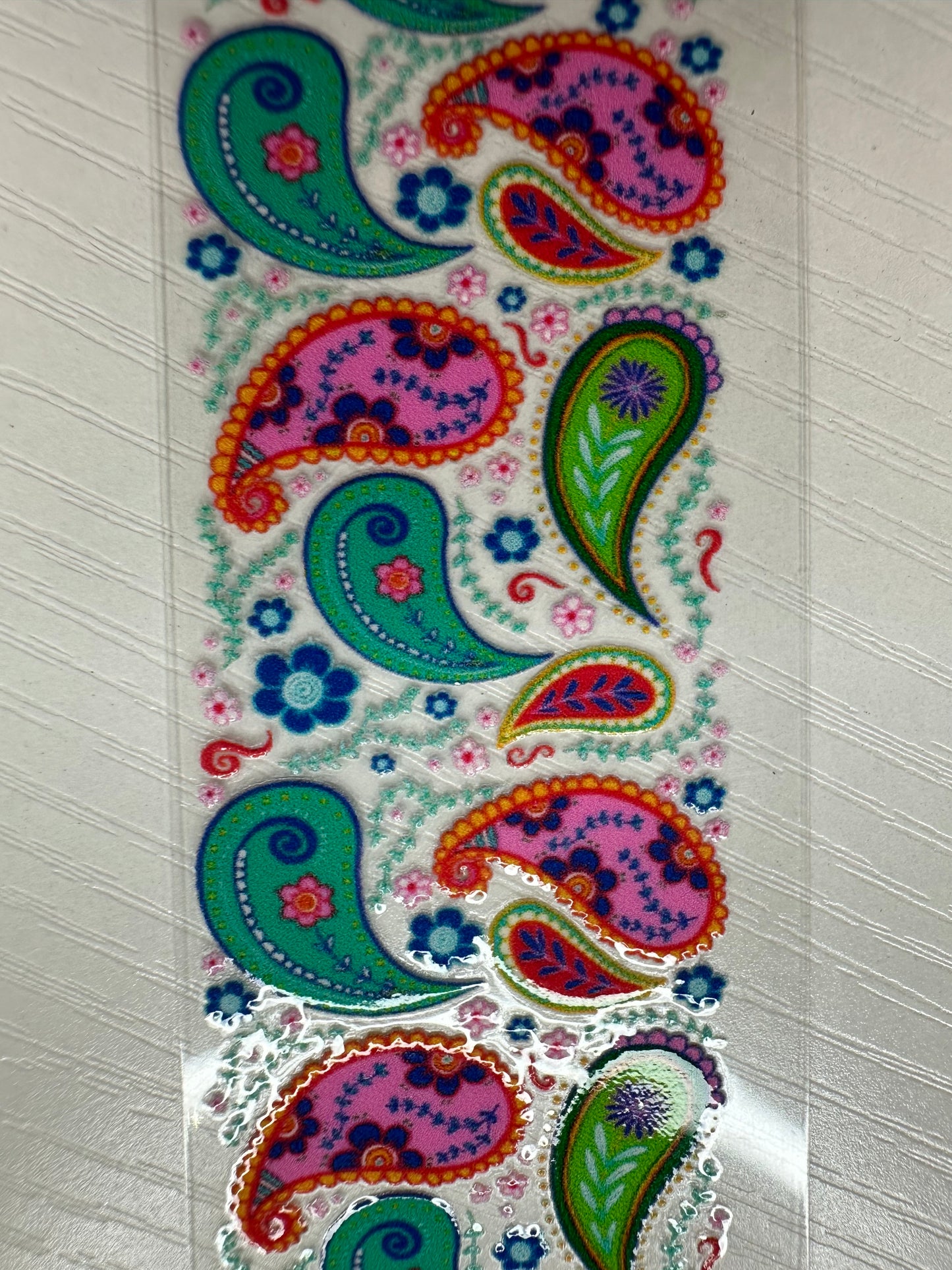 P7 paisley colorful pen decal