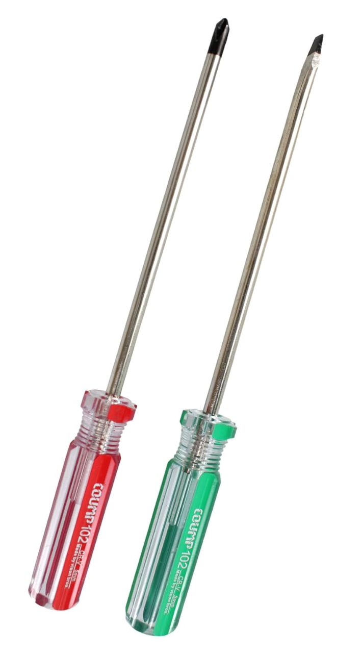 glitter screw driver 2 piece set - 6"
