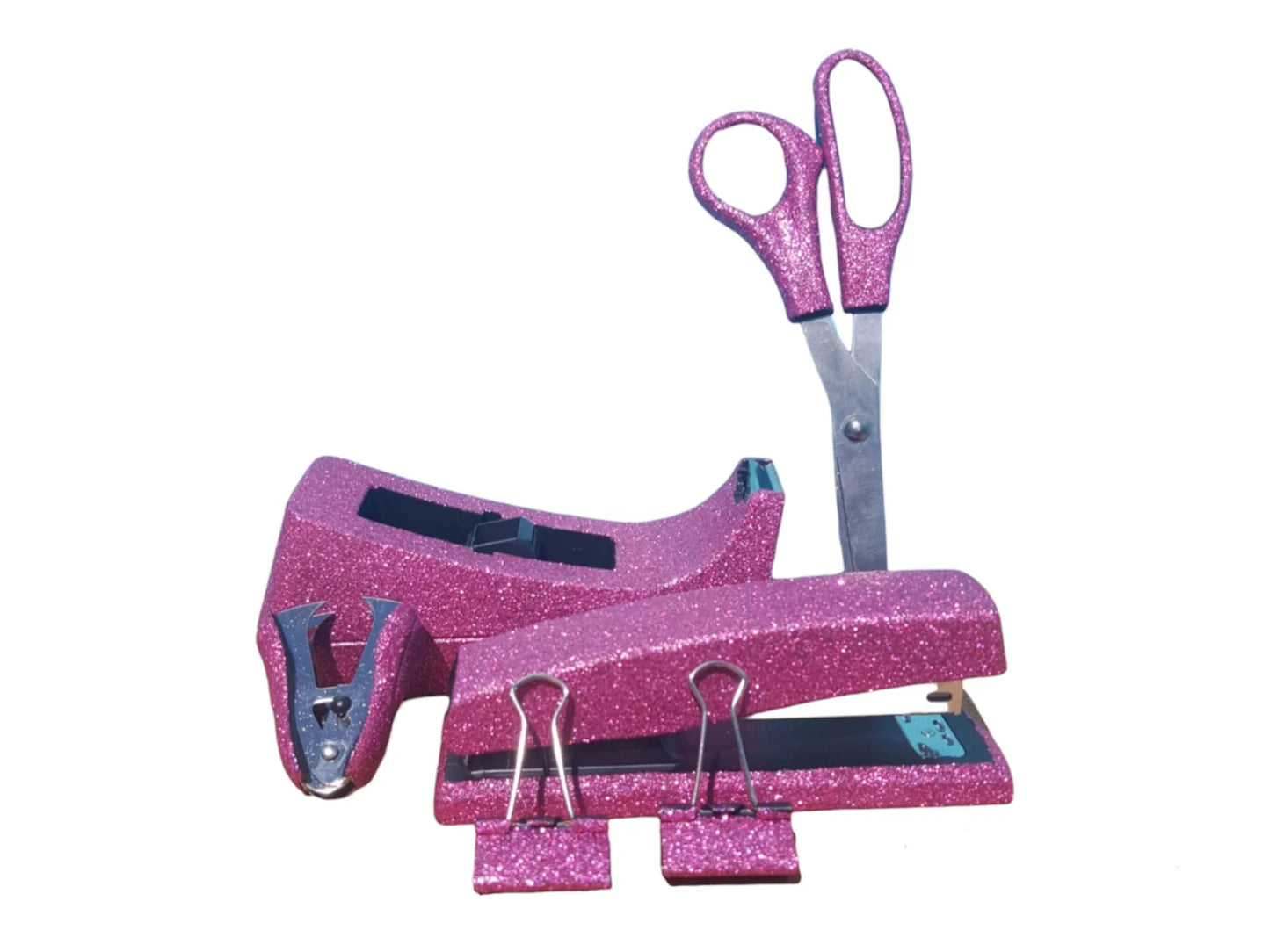 glitter full office supply set