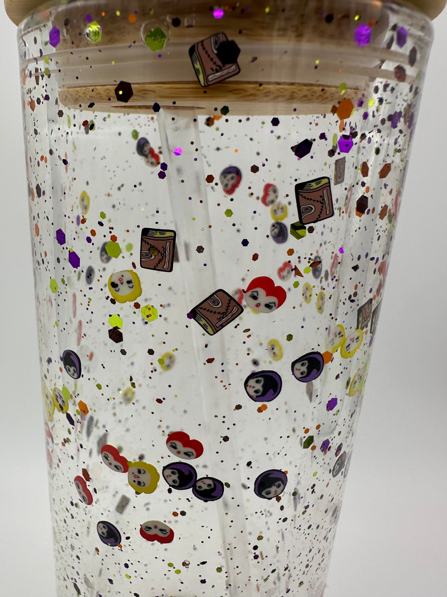 25 oz Witchy Snow Globe Cup - Glass