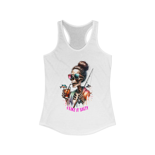 I like it salty Racerback Tank