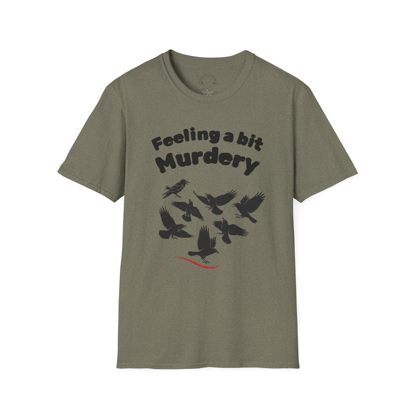 Feeling a bit Murdery crow tshirt