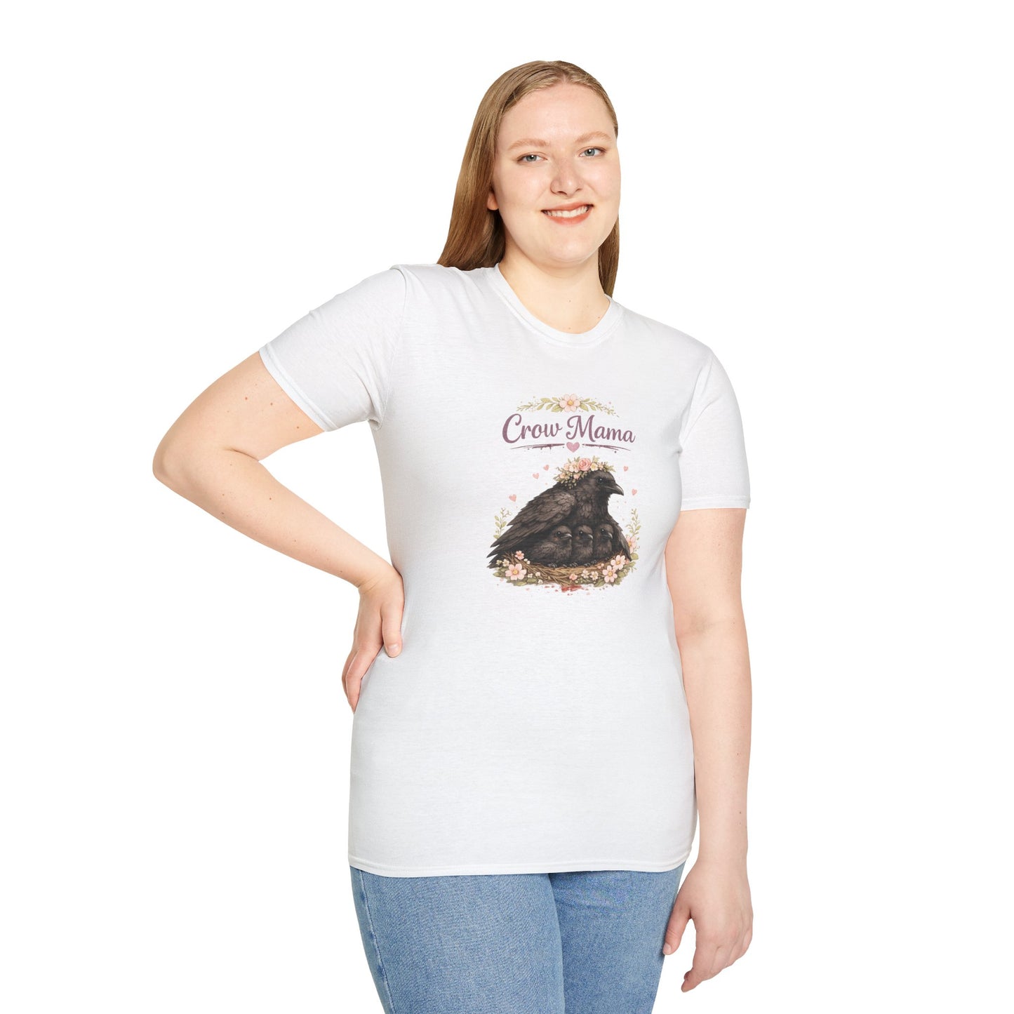 Crow Mama Women's V-Neck T-Shirt