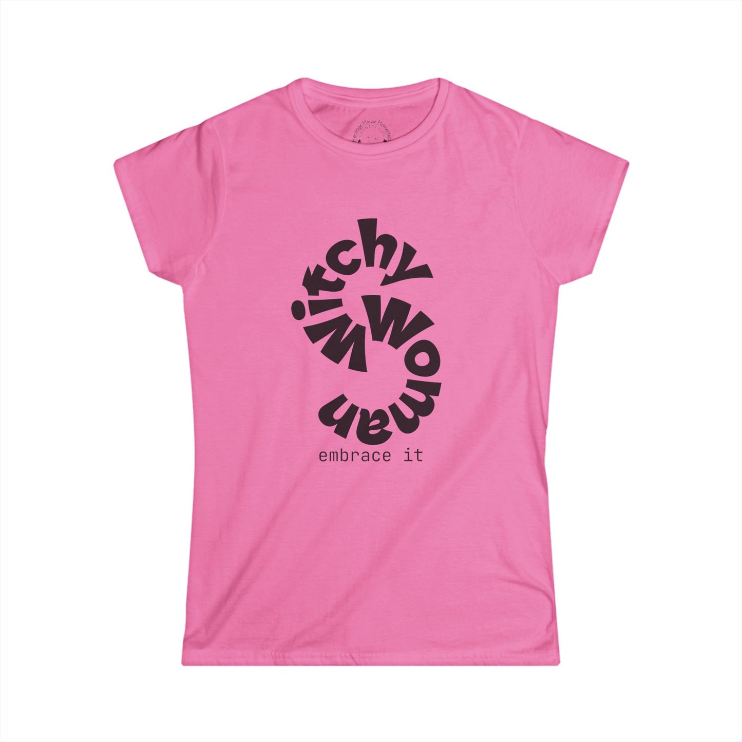 Witchy Woman Tee — Embrace It Skeleton Witch Graphic