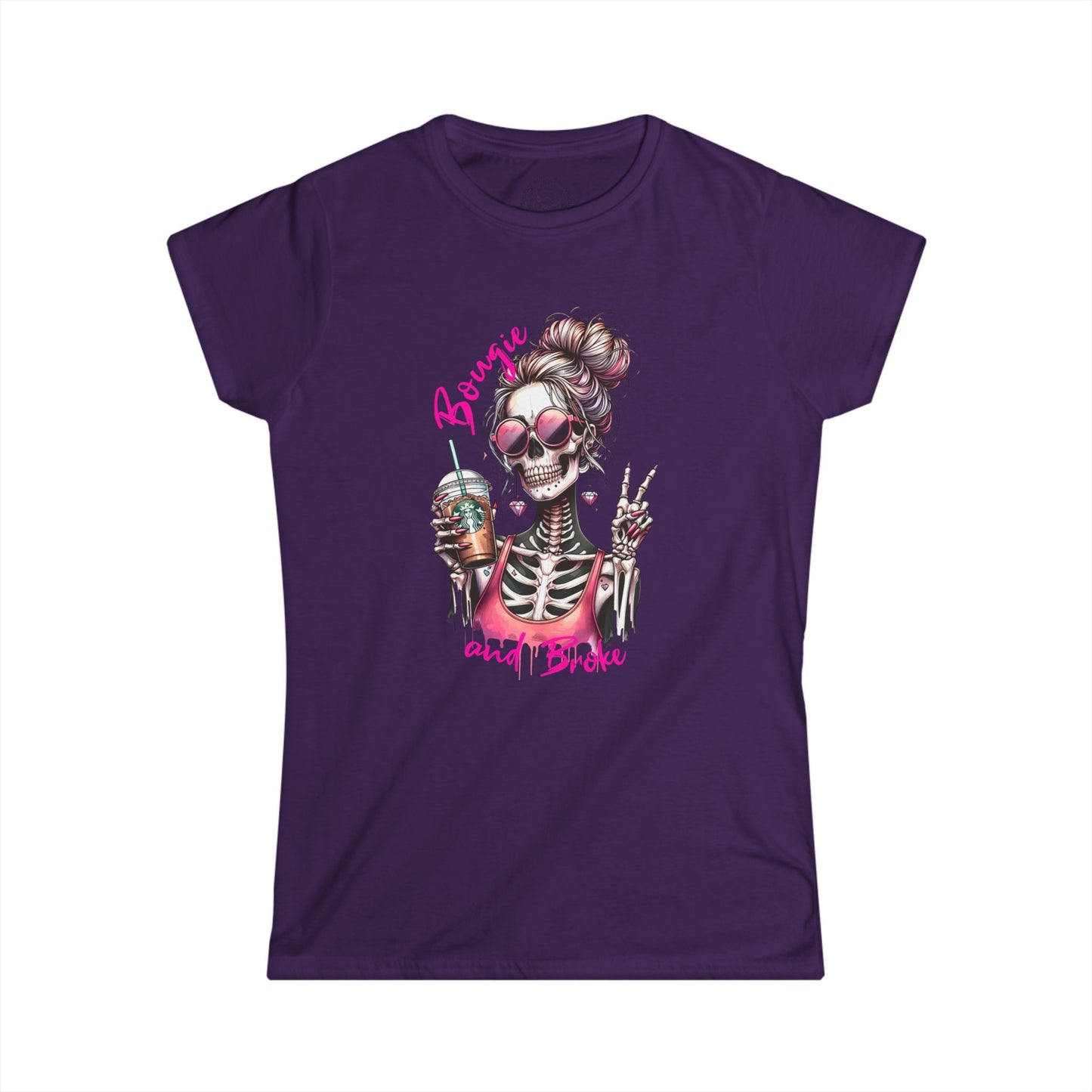 Bougie & Broke Women's Tee — Funny Graphic T-Shirt