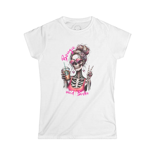Bougie & Broke Women's Tee — Funny Graphic T-Shirt