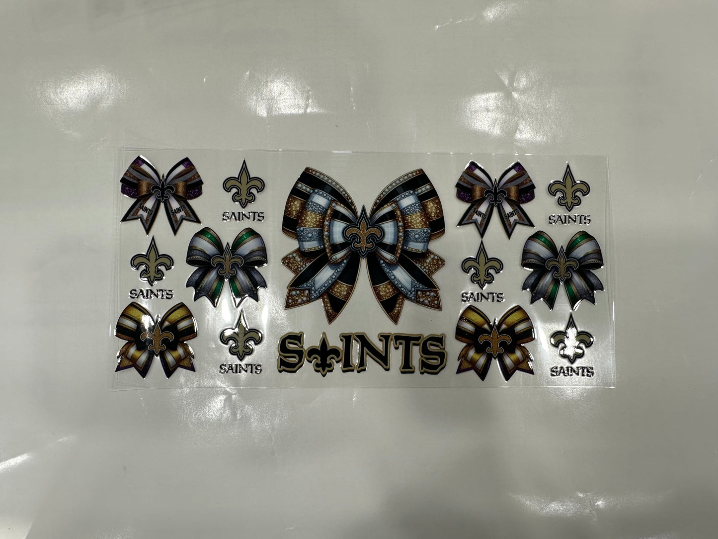 #202 - saints football bow