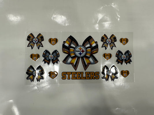 #203 - steelers football bow