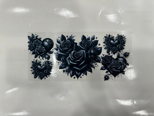 #219 - black flowers