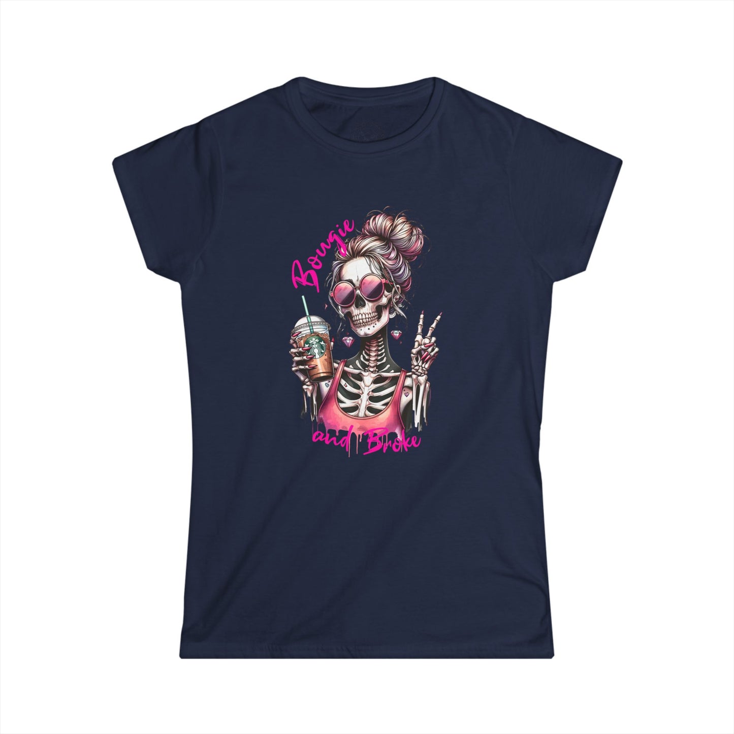 Bougie & Broke Women's Tee — Funny Graphic T-Shirt
