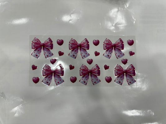 #231 - bow hearts large