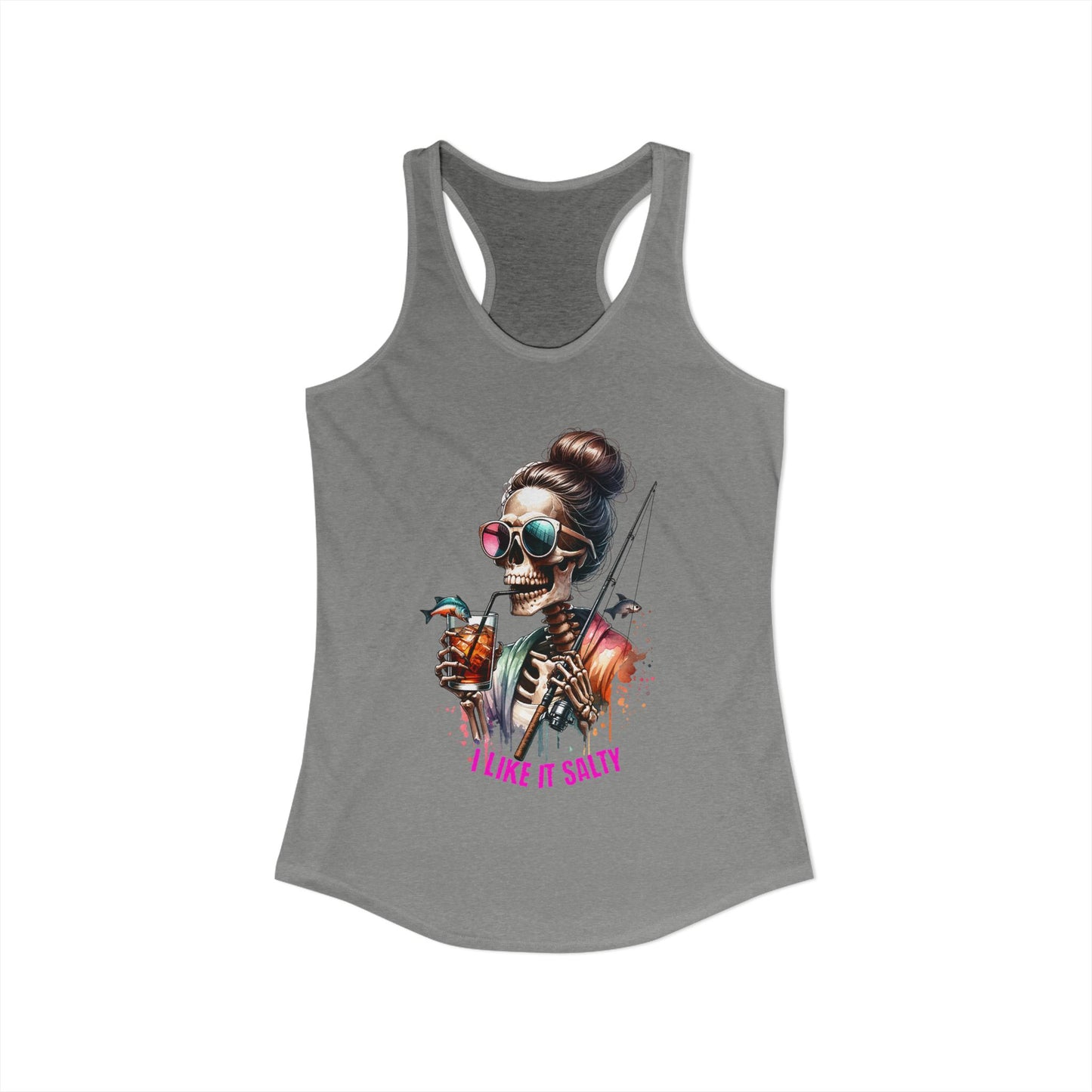 I like it salty Racerback Tank