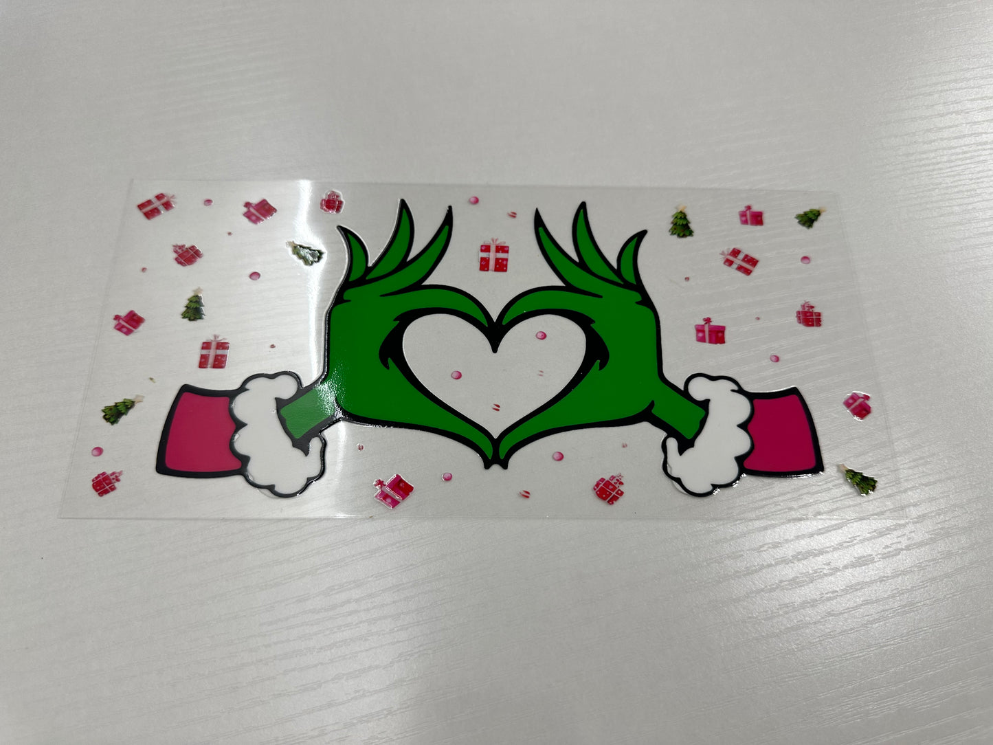 #48 - green man heart hands