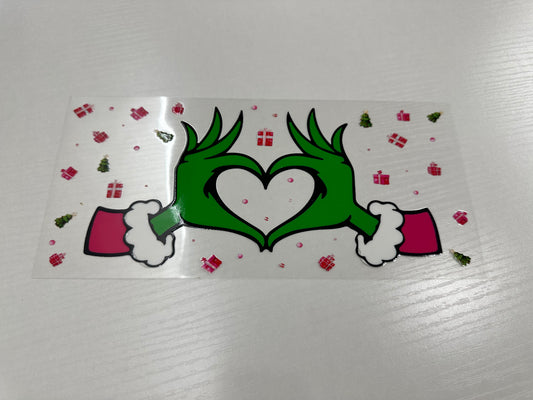 #48 - green man heart hands