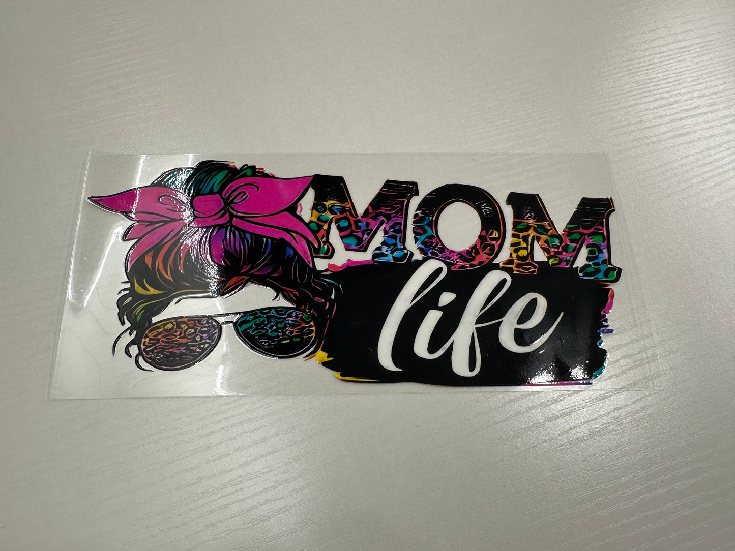 #55 - Mom life neon bun