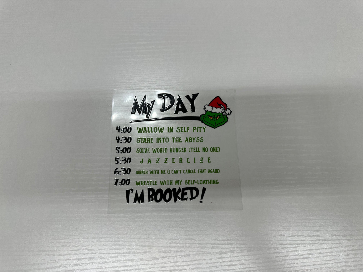 #66 - green man schedule small