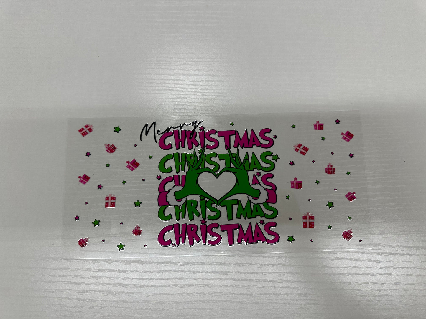 #70 - xmas green man heart hands