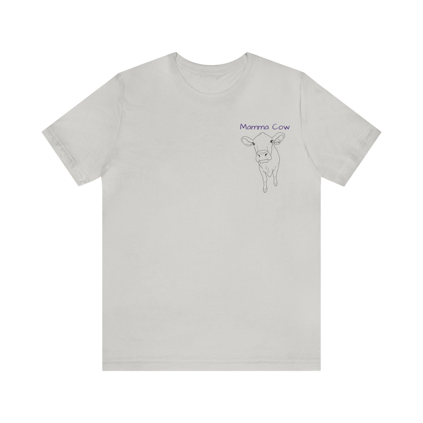 Country Girl Customs T-shirt with Mamma Cow outline