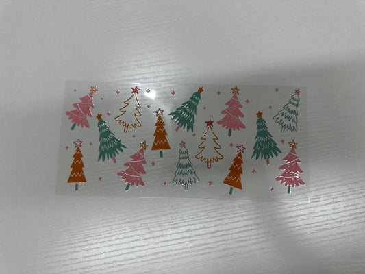 #74 - pastel xmas trees