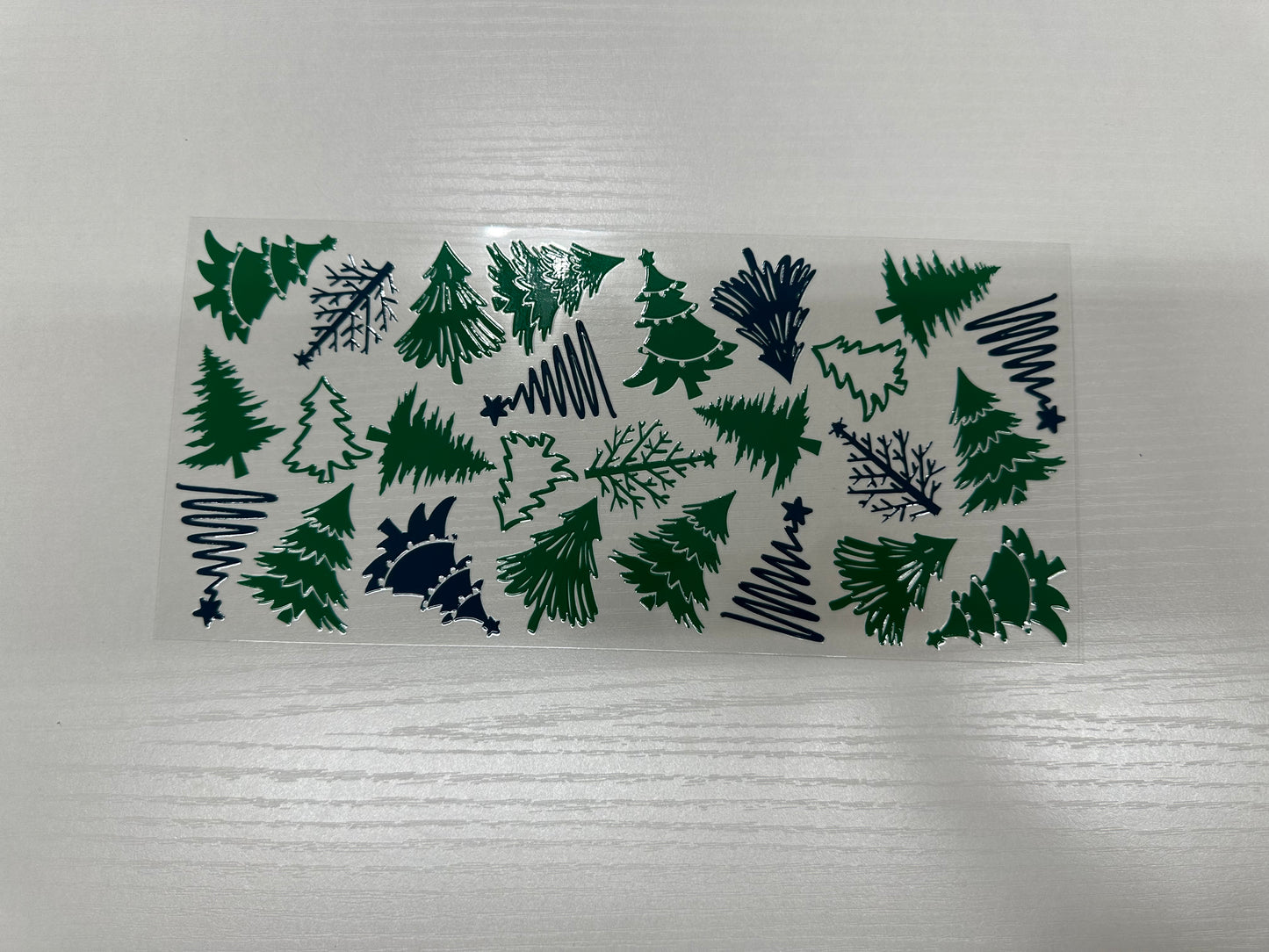 #76 - green xmas trees