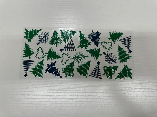 #76 - green xmas trees