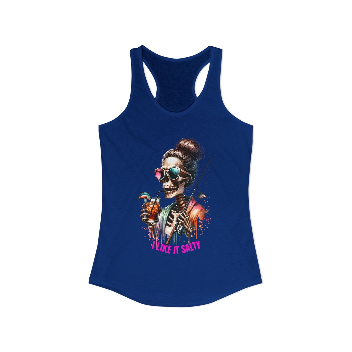 I like it salty Racerback Tank