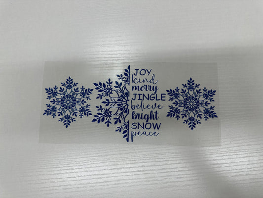 #88 - xmas snowflakes