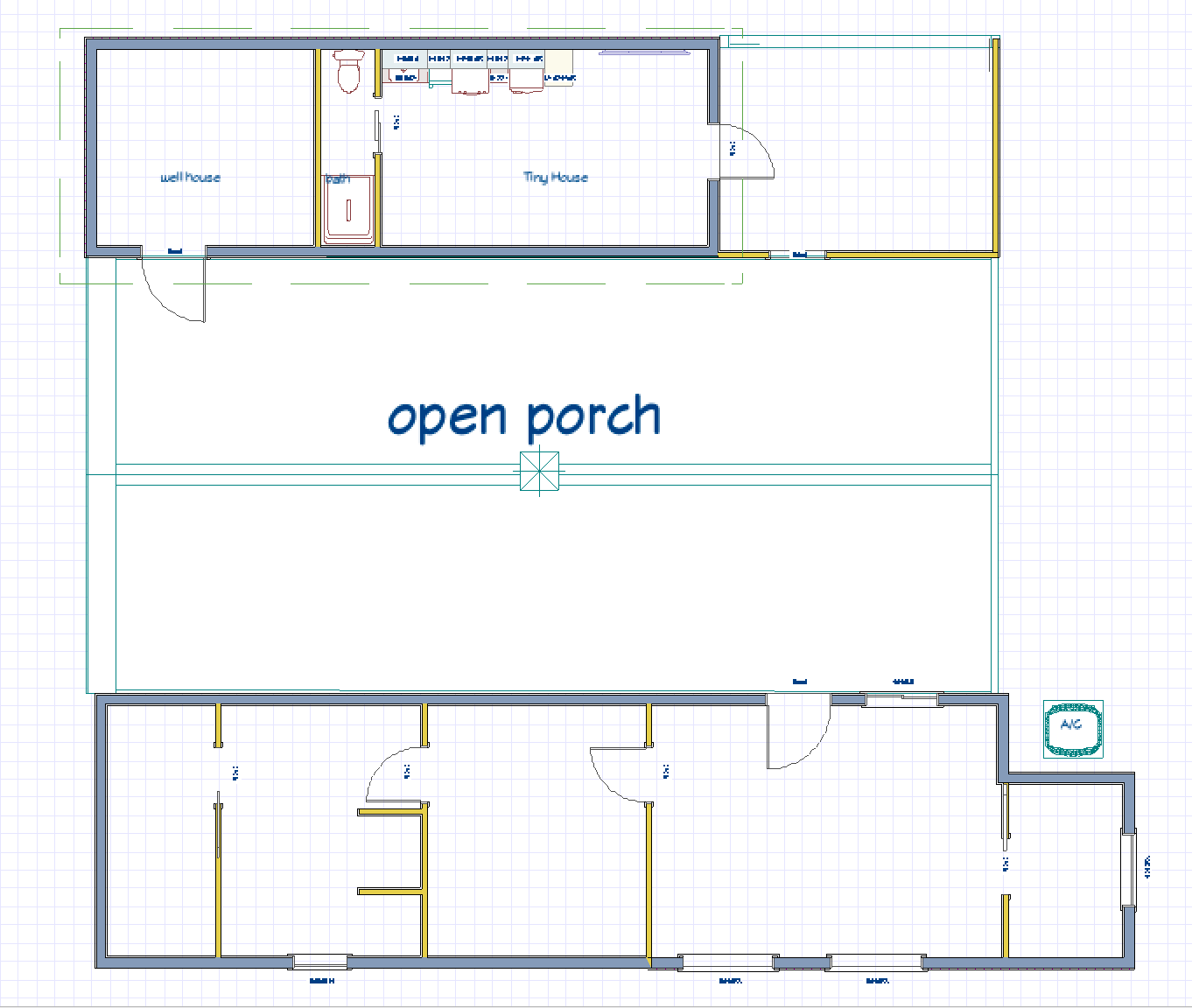 Dogtrot Barndominium Floor Plans