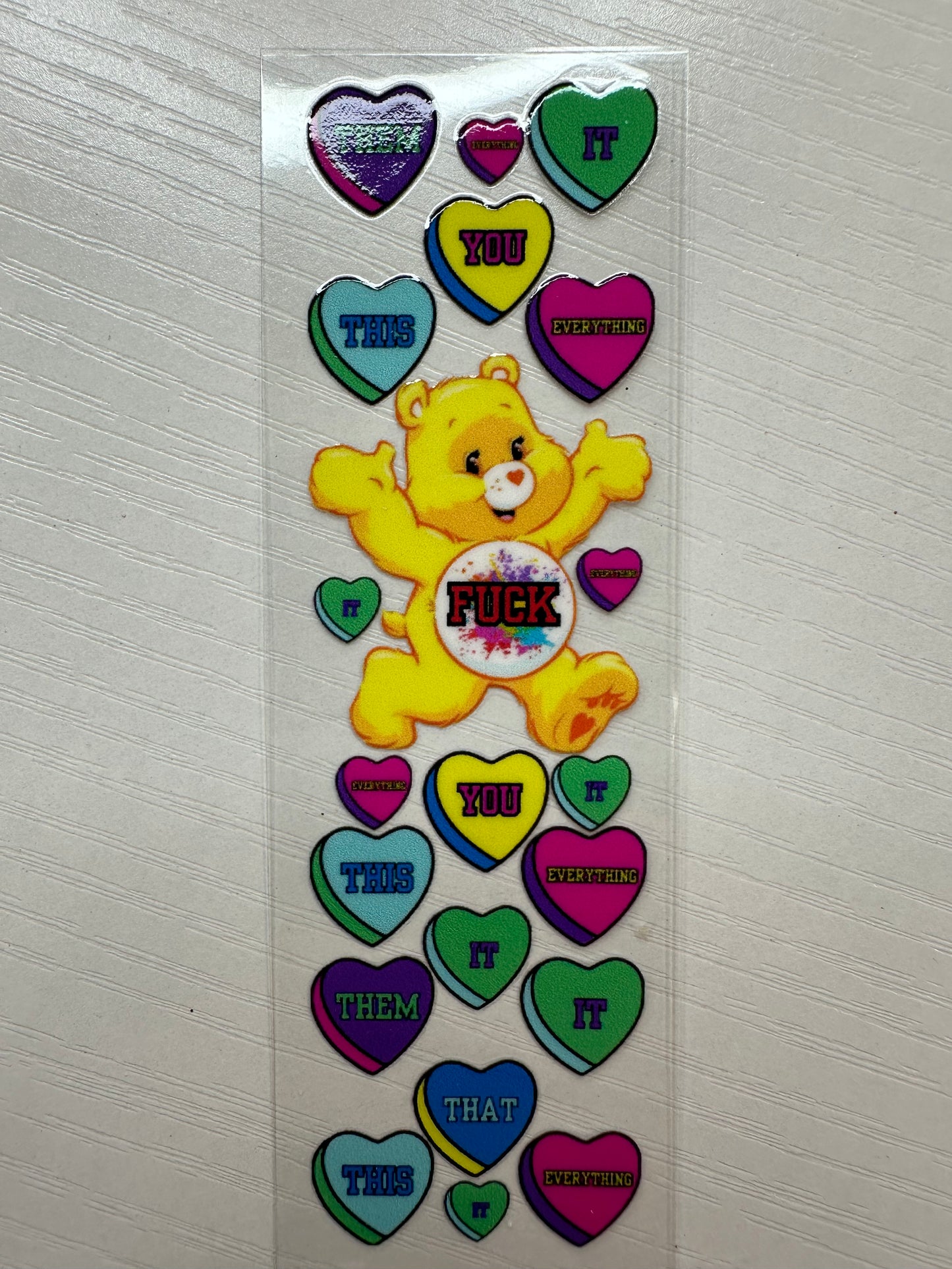 P1 Cussing Bear Pen Decal