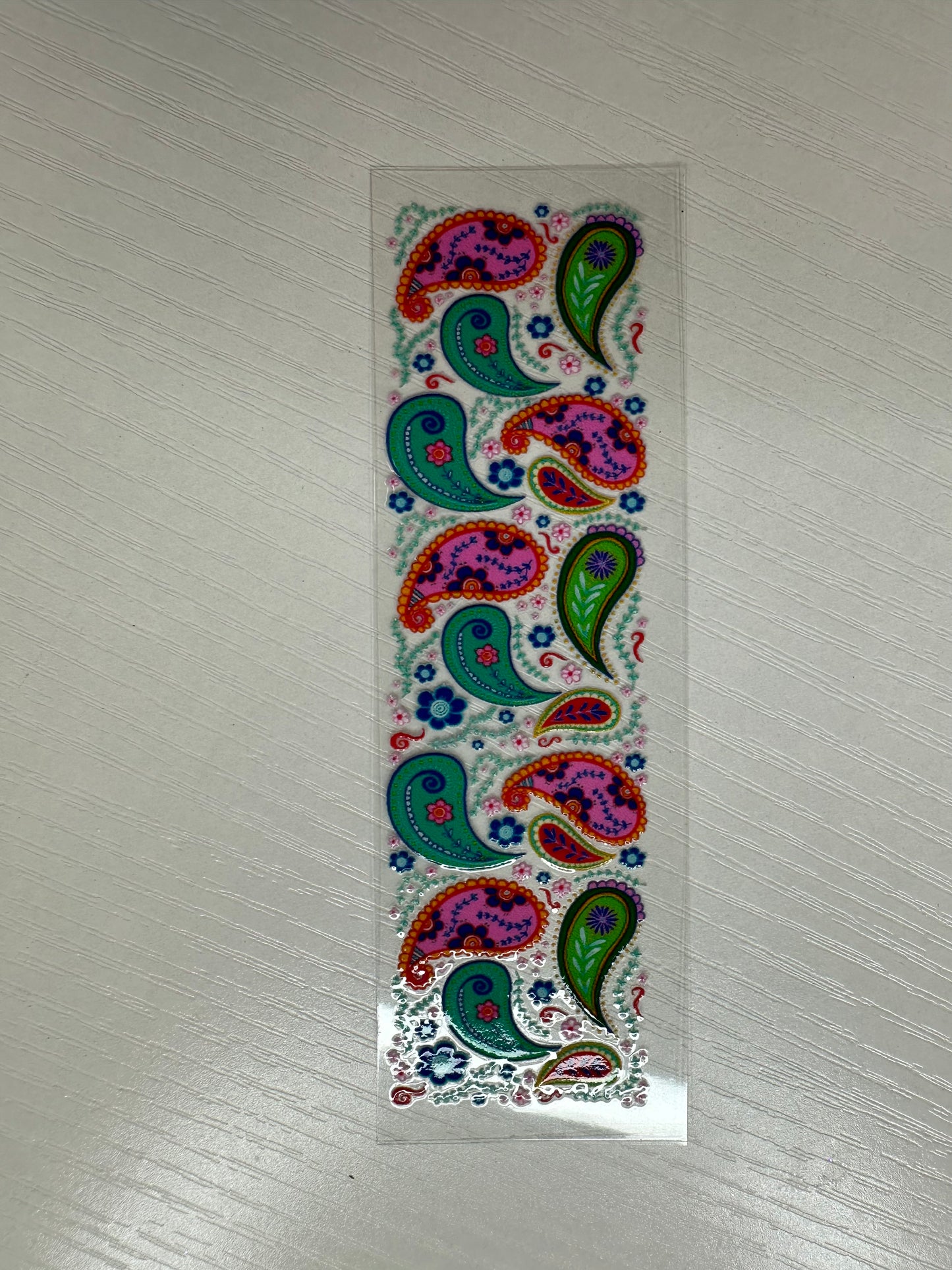 P7 paisley colorful pen decal
